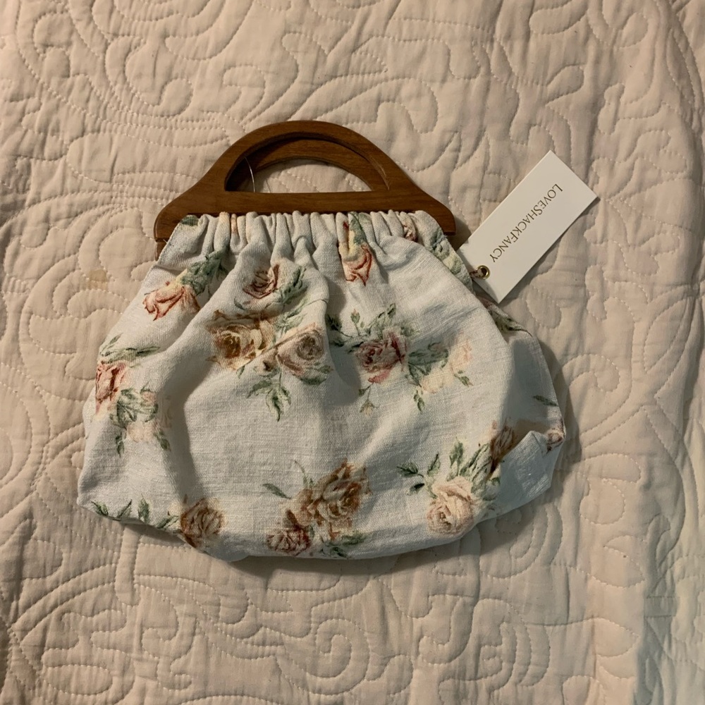 LoveShackFancy McKenna bag petite in Peri